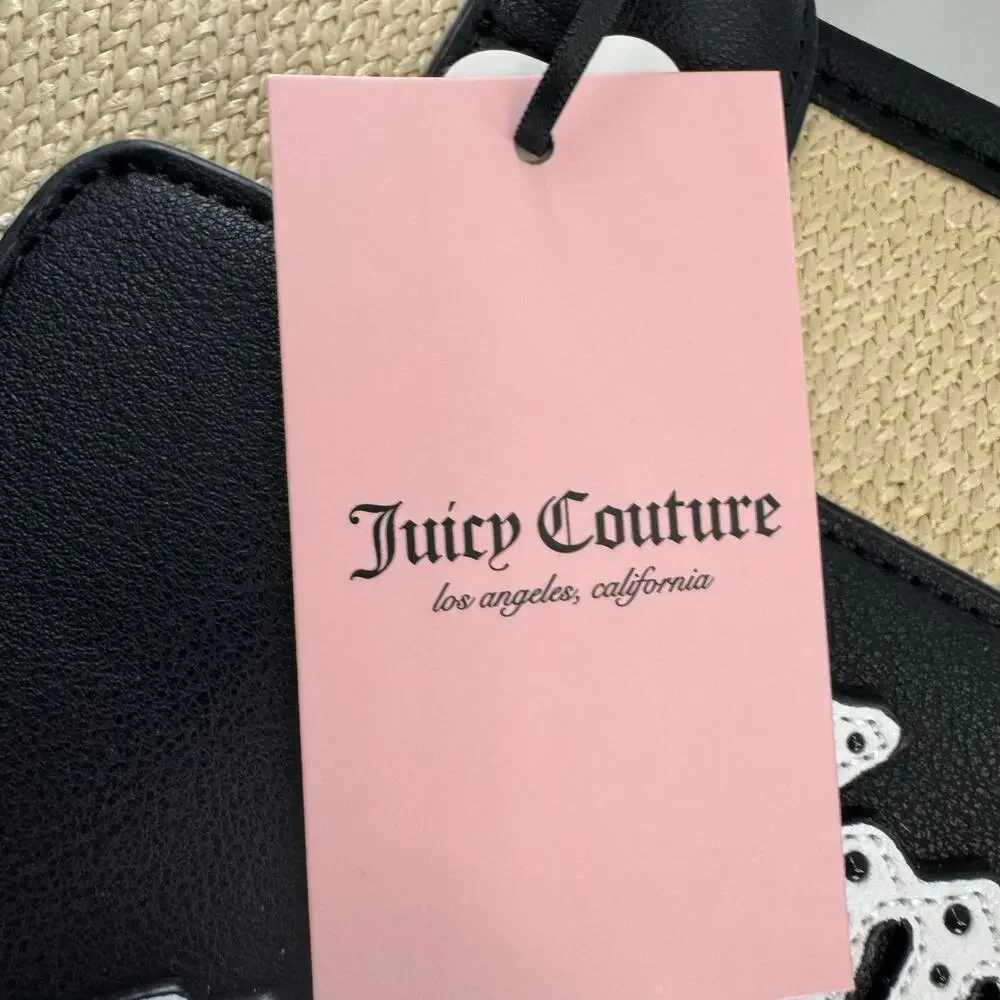 Juicy Couture - Soft Serve Purse Satchel W/Pink Coin Bag Natural/Liquorice